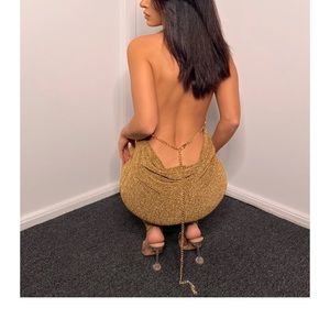 CLEO GOWN - FOIL GOLD